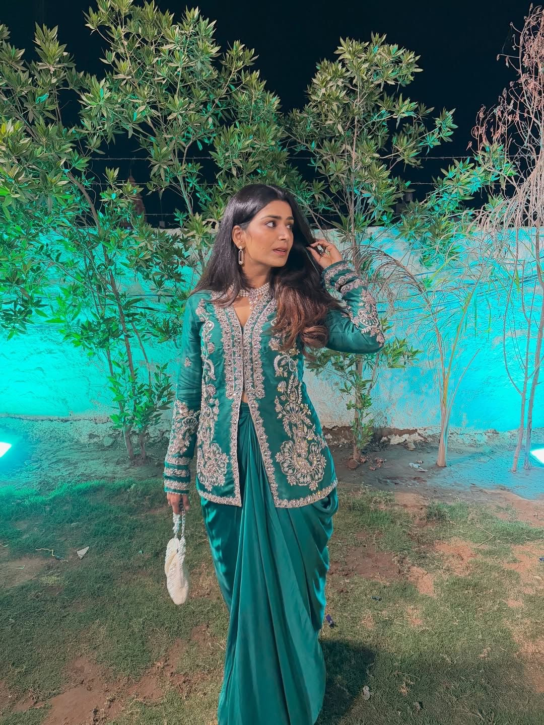 New Super Trending Party Wear Koti with dhoti Lehenga