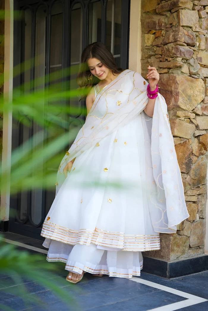 👗 PREMIUM READYMADE ANARKALI SUIT SET [3 PCS]